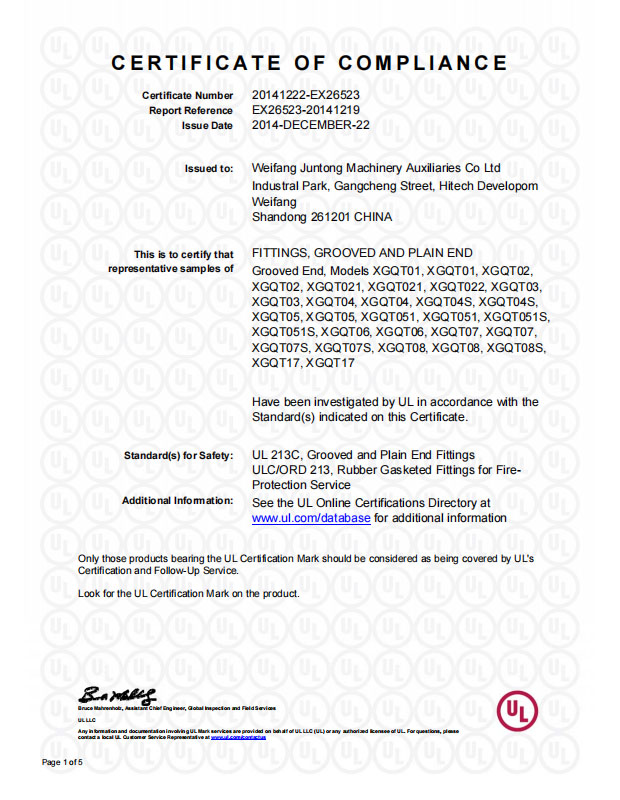 Qualification Certificate