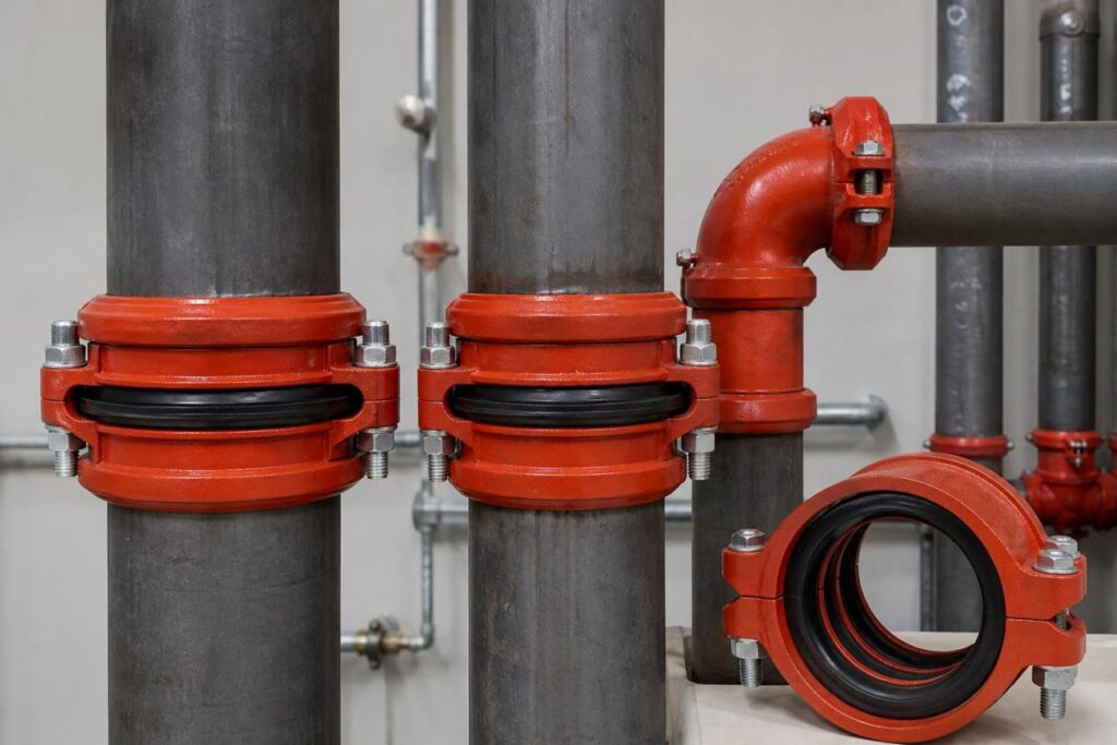 Grooved coupling installation reduces labor, tooling, and hot-work costs